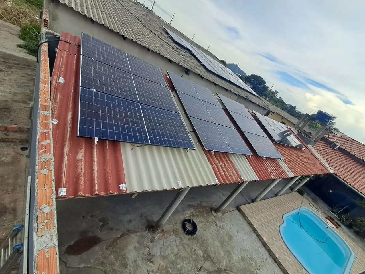 Sistema solar dimensionado pelo engenheiro Luylson